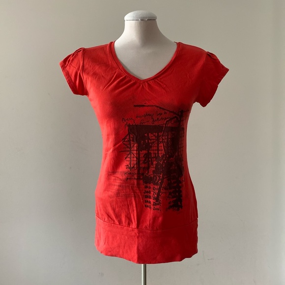 NEW red basic tunic - Picture 1 of 3